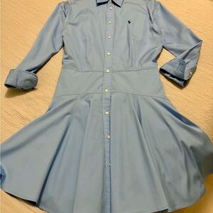 Polo by Ralph Lauren Light Blue Long Sleeve Dress